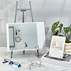 1Pc Iron Display Easel Plate Display Photo Holder Stands ODIS-OC0002-03-4