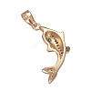 Brass Pendants KK-L162-02G-3