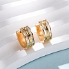 304 Stainless Steel Hoop Earrings EJEW-D331-14G-4