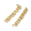 Brass Pendants KK-H256-02G-01-2