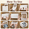 Paper Cap Hat Packing Boxes with Visible Window CON-WH0043-304C-3