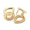 Brass Hoop Earrings for Women EJEW-E295-30KCG-2