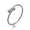 304 Stainless Steel Open Cuff Rings for Women RJEW-F170-03P-05-2