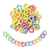 50Pcs Acrylic Linking Rings OACR-YW0003-57-1