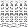 150Pcs 15 Styles Tibetan Style Alloy Fairy Wing Beads TIBEB-PH0005-44-1