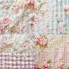 24Pcs 12 Styles Flower Scrapbook Paper Pad PW-WGCEE17-01-3