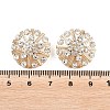 1-Hole Alloy Rhinestone Shank Buttons FIND-XCP0003-53-3