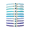 10Pcs Glass Seed Beads Stretch Bracelets for Women BJEW-MZ00242-4