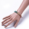 Glass Beads Bracelets BJEW-JB04406-5