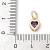 Brass Micro Pave Cubic Zirconia Pendants KK-H204-01KCG-03-3