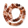 Natural Red Rabbit Hair Rutilated Quartz Beads Strands GG-CBA4808-B02-04-3
