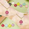 120Pcs 12 Colors Golden Plated Alloy Charms ENAM-SZ0001-64U-7