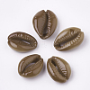 Spray Painted Natural Cowrie Shell Beads X-SHEL-S274-26-2