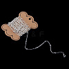 5M Brass Flat Oval Cable Chains CHC-TADJ0001-01S-2