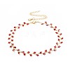 Glass Beads Choker Necklaces NJEW-JN02500-03-2