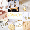 16Pcs 4 Style Brass Ear Hooks KK-PH0009-29-6