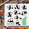 Plastic Reusable Drawing Painting Stencils Templates DIY-WH0172-346-6