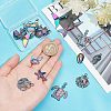 CHGCRAFT 20Pcs 10 Style Alloy Pendants FIND-CA0005-81-3