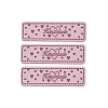 Heart Printed PU Leather Small Label PW-WG7D637-06-1