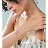 34Pcs 17 Styles Alloy European Dangle Charms PALLOY-TAC0263-9