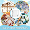 AHADERMAKER 1 Set 6-Hole Plastic Binder Photo Albums DIY-GA0005-89-7