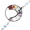 Glass Teardrop Pendant Decoration WG11406-01-3