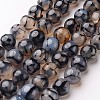 Natural Dragon Veins Agate Beads Strands X-G-D845-03-8mm-1