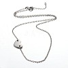 Brass Cable Chains Pendant Necklaces NJEW-JN01170-1