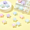 20Pcs UV Plating Acrylic Beads MACR-YW0004-23-4