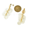 Brass Stud Earrings EJEW-TA00606-3