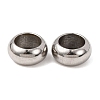 Tarnish Resistant Rondelle 304 Stainless Steel Beads STAS-N020-01-10mm-3