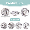 50Pcs Tibetan Style Zinc Alloy Chandelier Component Links FIND-FH0012-11-2