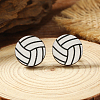 Wooden Stud Earrings PI5044-6-1