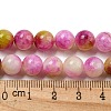 Natural Dyed Yellow Jade Beads Strands G-Q160-A01-01A-5