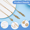 2 Bags 304 Stainless Steel Macrame Pouch Necklace Making for Gemstone Nuggets NJEW-SC0001-85-6