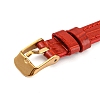 Leather Textured Watch Bands AJEW-K232-01G-07-5