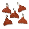 Natural Red Jasper Pendants G-Z067-01P-10-2