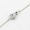 Tarnish Resistant 304 Stainless Steel Necklaces STAS-D022-01-3
