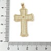 Brass Micro Pave Cubic Zirconia Pendants KK-I712-52G-01-3