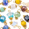 5 Style Faceted Glass Charms FIND-FS0001-12-3