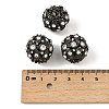 Alloy Rhinestone Beads RB-D260-B-3