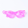 Transparent Acrylic Big Pendants X-TACR-S132-01-2
