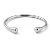 304 Stainless Steel Cuff Bangles for Women BJEW-Z078-12P-3