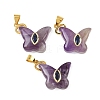 Natural Amethyst Pendants GG-CBA19F2-01G-10-1