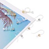 10 Pairs Plastic Clip-on Earring Findings STAS-UN0024-79-5