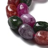Dyed Natural Malaysia Jade Beads Strands G-P528-I04-01-4