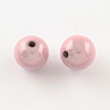 Spray Painted Acrylic Beads MACR-Q154-14mm-003-2