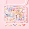 200Pcs Gradient Color Transparent Acrylic Beads MACR-FS0002-02-8