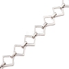 Non-Tarnish 304 Stainless Steel Rhombus & Oval Link Chains CHS-F017-04P-2