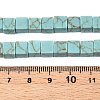 Natural Turquoise Beads Strands G-T139-6x6-26A-5